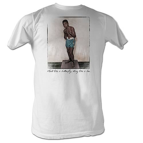 Muhammad Ali Before I Knew White T-Shirt